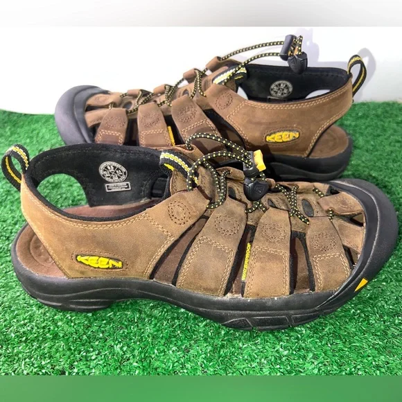 KEEN Sandals Men Size 9.5 Newport Waterproof Hiking Sport Brown Leather 1001870 Keen Newport Sandals Mens Size 9.5 Brown Waterproof Hiking  main image 3